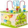 Small Foot 10605 Wooden motoric Cube with Five Sides of Fun, incl. motoric Loops and Ball Track, Multi view 4