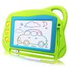 AiTuiTui Magnetic Drawing Board Mini Travel Doodle, Erasable Writing Sketch Colorful Pad Area Educational Learning Toy for Kid/Toddlers/Babies with 3 Stamps and 1 Pen (Green) view 1