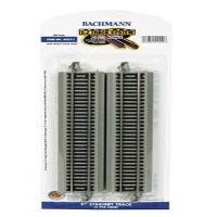 Bachmann HO Scale Bulk EZ-Track w/Nickel Silver Rail 9in Straight (50)