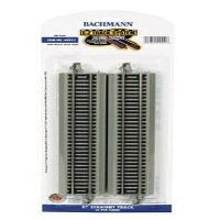 Bachmann HO Scale Bulk EZ-Track w/Nickel Silver Rail 9in Straight (50)
