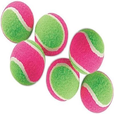 YMCtoys Replacement Sticky Balls for Toss and Catch Sport Game, Hook and Loop, Refill Pack of 6