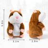 BestLand Plush Interactive Toys PRO Talking Hamster Repeats What You Say Electronic Pet Chatimals Mouse Buddy for Boy and Girl, 5.7 x 3 inches view 3