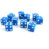 10 Pack 16mm Acrylic Dice Six Sided Spot Dice Casino Dice view 3