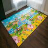 Baby Care Play Mat (Large, Playful - Pinko & Friend) 82'' x 55'' Original One-Piece Reversible Rollable Waterproof Play Mat for Infants, Babies, Toddler, and Kids view 2