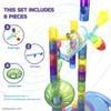 Marble Genius Jumps & Swings, 8pcs Marble Run Accessory Set for Kids Ages 4+, Fun Ultimate Marble Track Race Add-on Kit for Teens STEM view 3