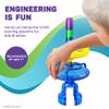 Marble Genius Sky High Circles, 6pcs Marble Run Accessory Set for Kids Ages 4+, Fun Ultimate Gravity-Defying Marble Track Race Add-on Kit for Teens STEM view 4