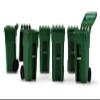First Gear 1/34 Scale Plastic Collectible Green Trash Carts - Set of Six Carts (#90-0519) view 1