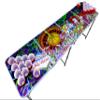 Alice in Las Vegas Psychedelic Poker Pong Table with Cup Holes and Hole Covers view 1