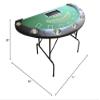 71'' Blackjack Table with Folding Legs (Green Felt) view 2