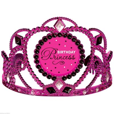 Amscan 250463 Features Party Supplies, Black/Pink