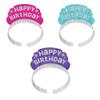 Amscan Purple & Teal Packaged Tiara, 5 1/2" x 5 1/2" view 1
