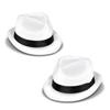 Beistle White Velour Havana Chairman Hat - 1 Pc view 1