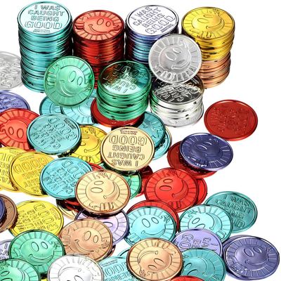 Caught Being Good Coins - Bulk Set of 144 Tokens - Classroom Behavior Incentives and Teacher Handout Rewards