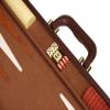 18" Deluxe Backgammon Game Set - Medium Brown Case view 3