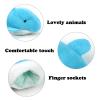20pcs Different Cartoon Animal Finger Puppets Soft Velvet Dolls Props Toys Easter Basket Stuffers view 4