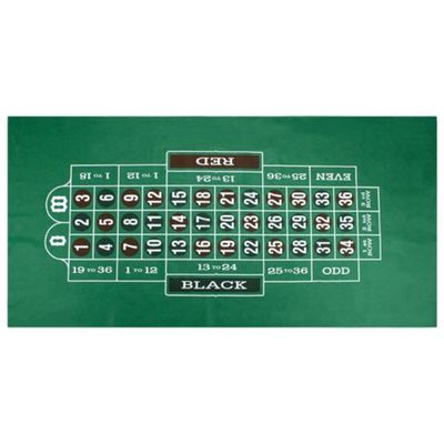 36" x 72" Green Roulette Felt by Brybelly
