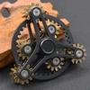 Pure Brass Fidget Spinner Gears Linkage Fidget Gyro Toy Metal DIY Hand Spinner Spins Long Time EDC Focus Meditation Break Bad Habits ADHD with Multiple Premium Bearings (13 Bearings Black) view 2