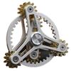 Pure Brass Fidget Spinner Gears Linkage Fidget Gyro Toy Metal DIY Hand Spinner Spins Long Time EDC Focus Meditation Break Bad Habits ADHD with Multiple Premium Bearings (12 Bearings White) view 1