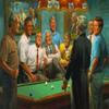 SUNSOUT INC - Callin' The Red - 1000 pc Jigsaw Puzzle by Artist: Andy Thomas - Finished Size 19" x 30" - MPN# 19396 view 3
