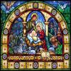 Vermont Christmas Company Stained Glass Holy Night Jigsaw Puzzle 1000 Piece view 1