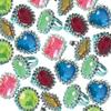 Jewel Rings Mega Value Pack Party Favors 84/Pkg AMSCAN 392621 view 2