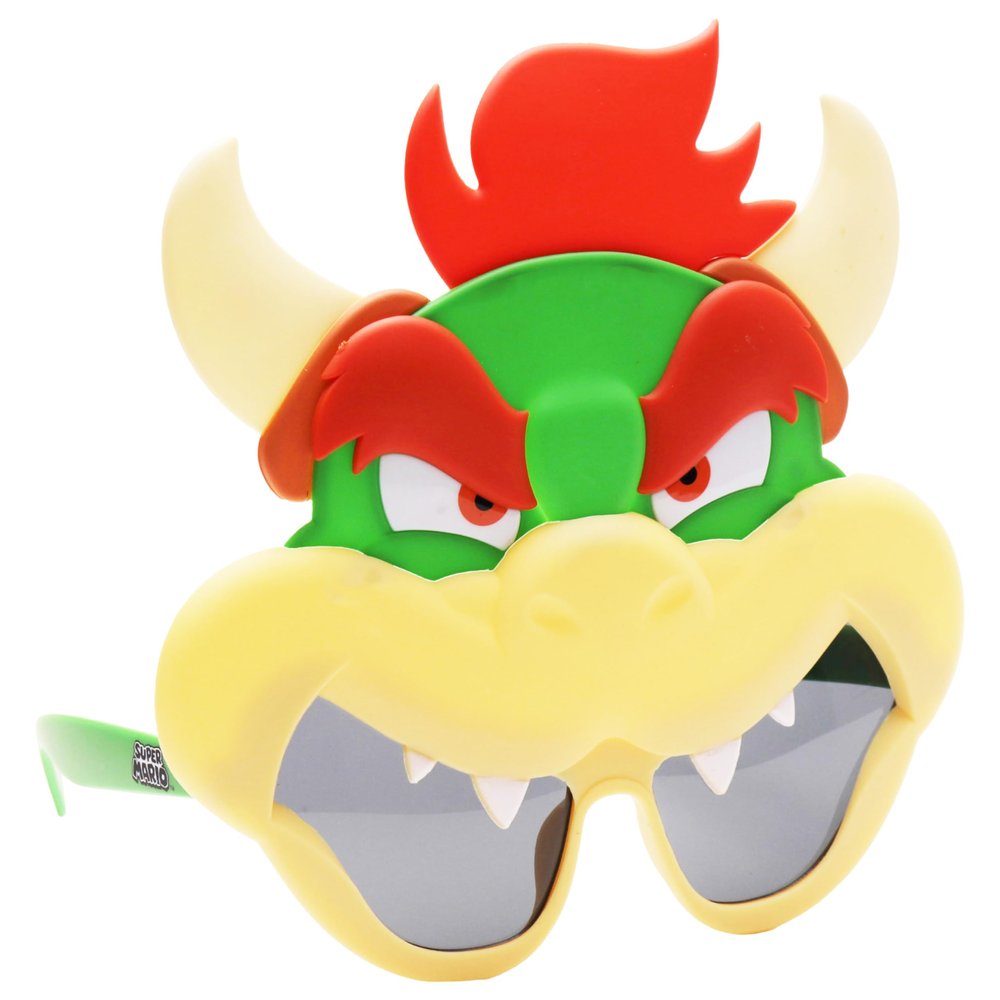 Sun-Staches Bowser Sunglasses, Nintendo Costume Accessory