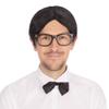 Bristol Novelty Mens Black Nerd Wig, Pack of 1 - Stylish Design, Perfect Accessory for Costumes, Festivals, Cosplay Events, & More view 2