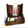 166 Tiles American Mahjong Set Coffee Color Soft Bag 4 Color Pushers/Racks Easy Carry Western Mahjongg view 1