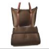 166 Tiles American Mahjong Set Coffee Color Soft Bag 4 Color Pushers/Racks Easy Carry Western Mahjongg view 2