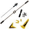 EastVita S107 Full Replacement Parts Set for Syma S107 RC Helicopter (Set of 19,Yellow) view 3