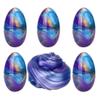 Anditoy 5 Pack Slime Eggs Stress Relief Toys Easter Eggs for Kids Boys Girls Easter Basket Stuffers Gifts Party Favors (Blue+Purple+Gold) view 1