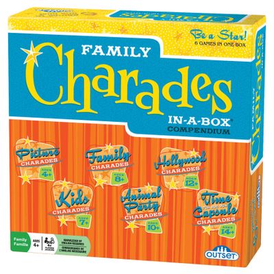 Outset Media Family Charades in-A-Box Compendium