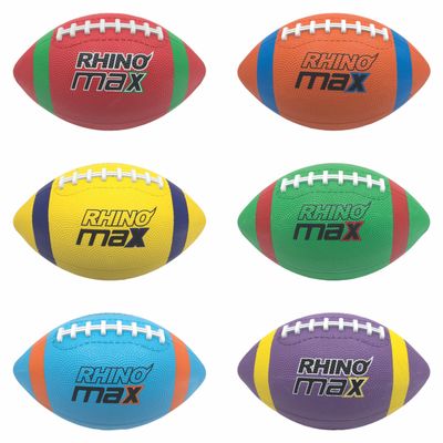 Champion Sports Champion Playground Football Set, Multi-Color, 8.5 in Diameter, 6 Pieces