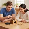 3D Four in a Row Wooden Strategy Game view 2