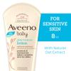 Aveeno Baby Daily Moisture Body Lotion for Sensitive Skin, Hypoallergenic Moisturizing Baby Lotion with Nourishing Oatmeal to Deeply Moisturize Baby's Skin, Fragrance-Free, 8 fl. oz view 2