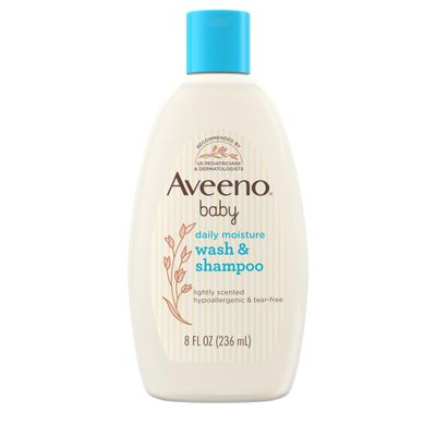 Aveeno Baby Wash & Shampoo For Hair & Body, Tear-Free, Fresh, 8 Oz