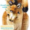 TigerHart Kari The Kangaroo and Joey - 3 Foot Big Stuffed Animal Plush Roo view 3