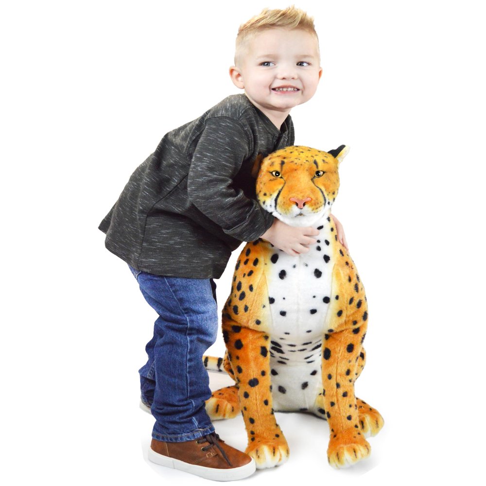 TigerHart Cecil The Cheetah - 25 Inch Tall Big Stuffed Animal Plush Leopard
