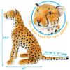 TigerHart Cecil The Cheetah - 25 Inch Tall Big Stuffed Animal Plush Leopard view 4