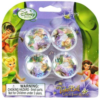 Disney Fairies Spinning Tops (1) Party Accessory
