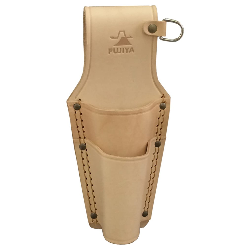 Fujiya LP-3D Leather Pliers Holder (2 Tier Pliers, with D-Ring), Made in Japan