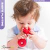 Discovery Toys Super Yummy Teether | 5 Teething Knobs Training for Infant, Baby, and Toddler | BPA-Free Soothing Teething Toy from Birth view 3