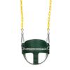 Eastern Jungle Gym Heavy-Duty High Back Half Bucket Toddler Swing Seat with Coated Swing Chains and Safety Strap view 1