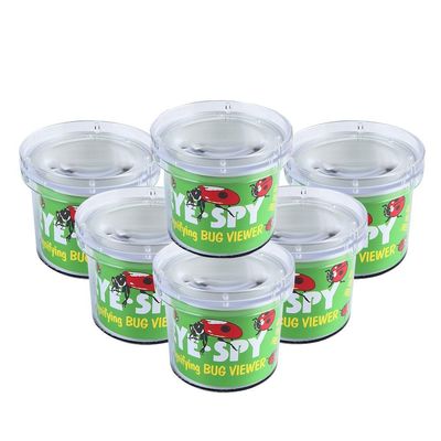 AlleTechPlus Critter Cage Magnifying Bug Reviewer Kid's Toy, Nature Exploration Toys Insect Magnifier Backyard Explorer (6 Packs)