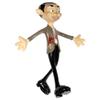 NJ Croce Mr. Bean Bendable Figure - Poseable Collectible Action Toy for Kids & Adults, Durable & Safe PVC Material view 1
