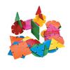 Fun Express Bulk 400 Piece Geometric Connecting Shapes Building Blocks Set, School and Play Activities view 1