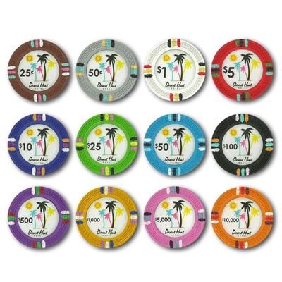 1000 Desert Heat Claysmith 14gm Bulk Clay Poker Chips - Choose Chips