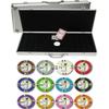 Claysmith Desert Heat 14gm 500 Chip Clay Poker Set with Aluminum Case - Choose Chips view 1