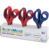 Fiskars Schoolworks 5" Scissors for Kids Ages 4-7 (12-Pack), Blunt-Tip Scissors for Kids, Back to School Supplies, Red and Blue view 1