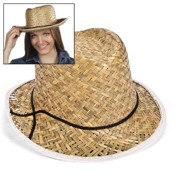 Adult Promotional Western Hat W/Band (1 dozen) - Bulk [Toy]